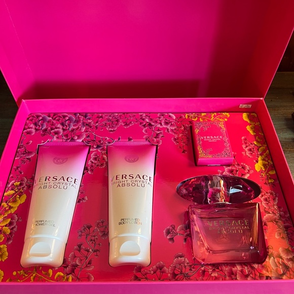 Versace Other - Versace Bright Crystal Absolu by Versace, 4 Piece Gift Set for Women